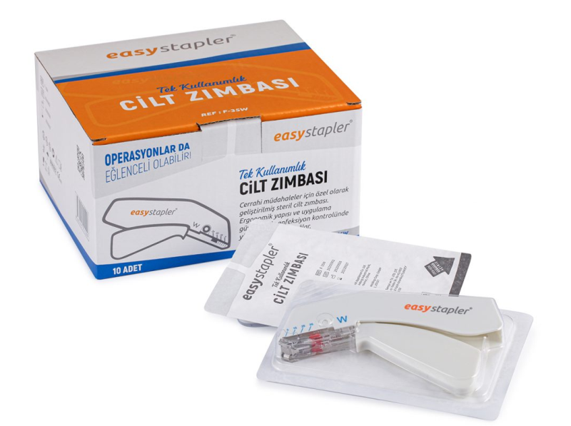 Tek Kullanımlık Steril Cilt Stapleri-Image